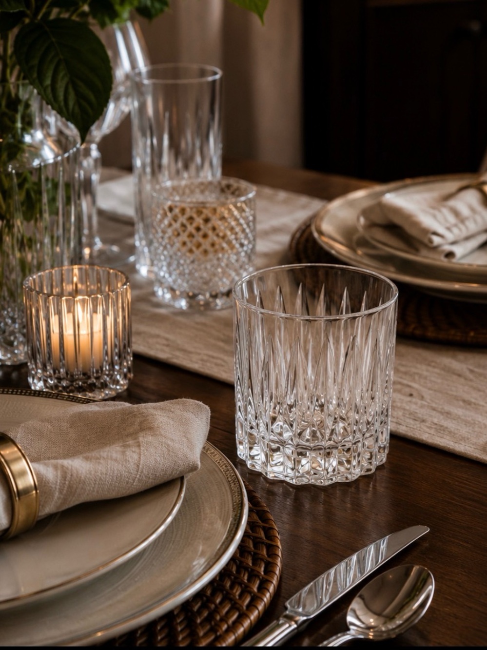 Cristal d'Arques Classic crystal, 4 Short Goblets.